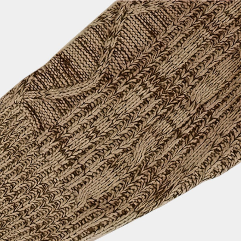 Elvean | Men’s Knit Cardigan With Stand Collar and Zip Front