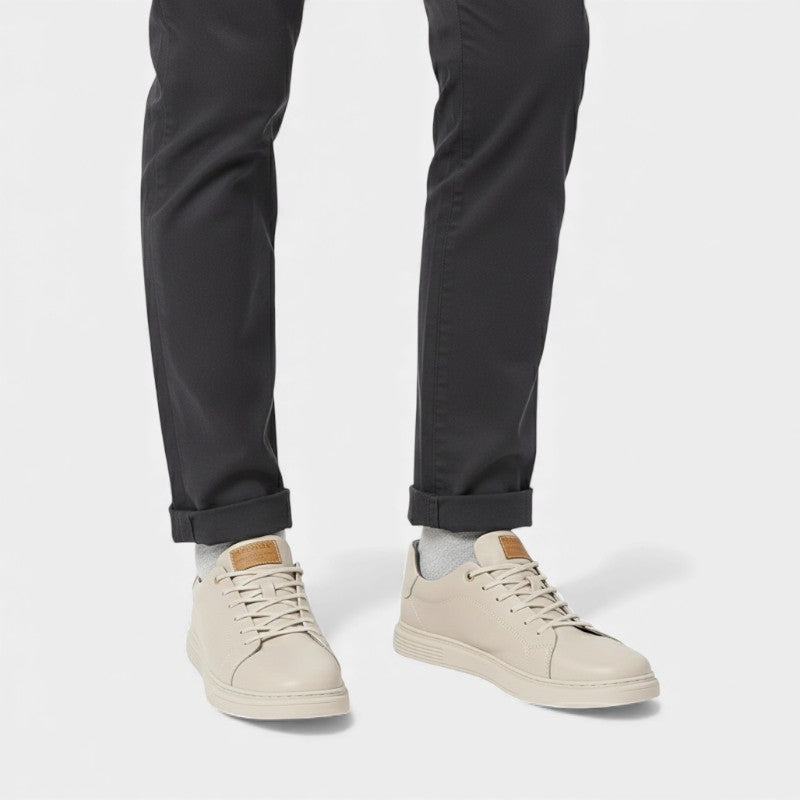 Elvean | Men’s Lace Up Trainers With Low Profile Design