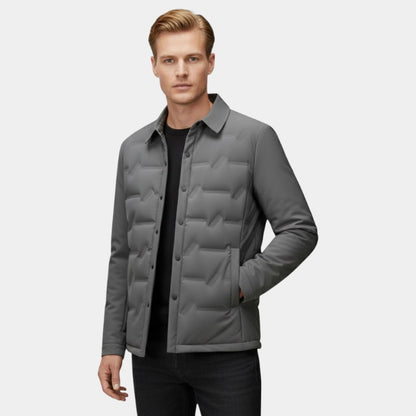 Elvean | Men’s Padded Jacket With Button Fastening