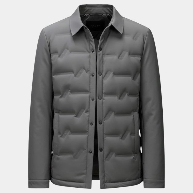 Elvean | Men’s Padded Jacket With Button Fastening