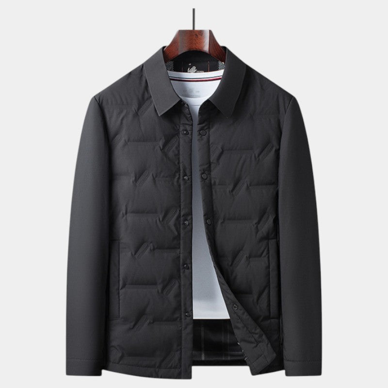 Elvean | Men’s Padded Jacket With Button Fastening