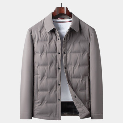 Elvean | Men’s Padded Jacket With Button Fastening