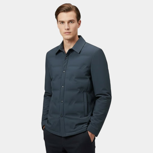Elvean | Men’s Padded Jacket With Button Fastening
