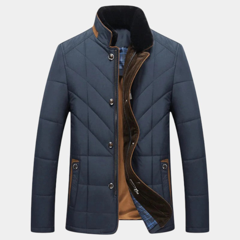 Elvean | Men’s Padded Jacket With Zip Fastening