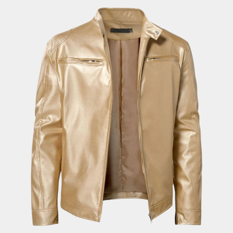 Elvean | Men’s Polyester Blend Jacket With Insulated Lining and Wind Guard