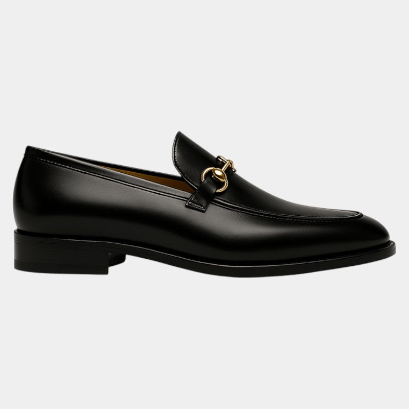 Elvean | Men’s Slip On Loafers With Low Profile Shape and Metal Detail