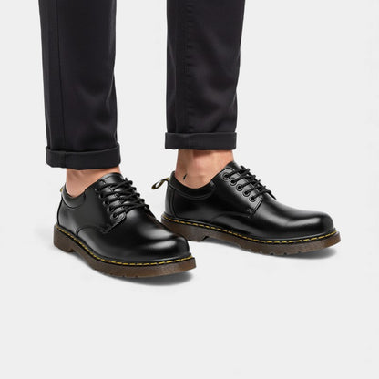 Elvean | Men’s Textured Upper Lace Up Shoes