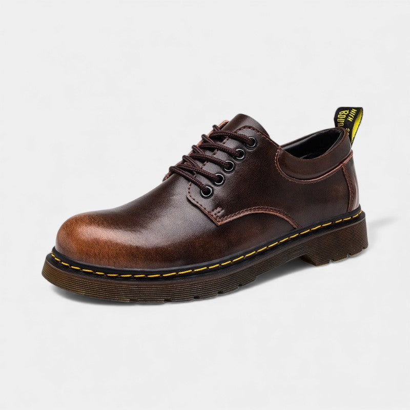 Elvean | Men’s Textured Upper Lace Up Shoes