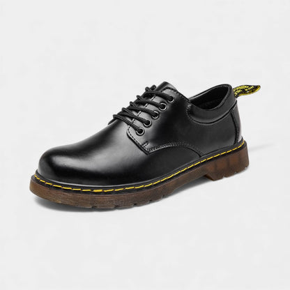 Elvean | Men’s Textured Upper Lace Up Shoes