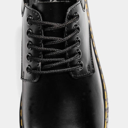 Elvean | Men’s Textured Upper Lace Up Shoes