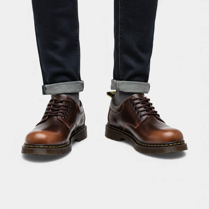 Elvean | Men’s Textured Upper Lace Up Shoes