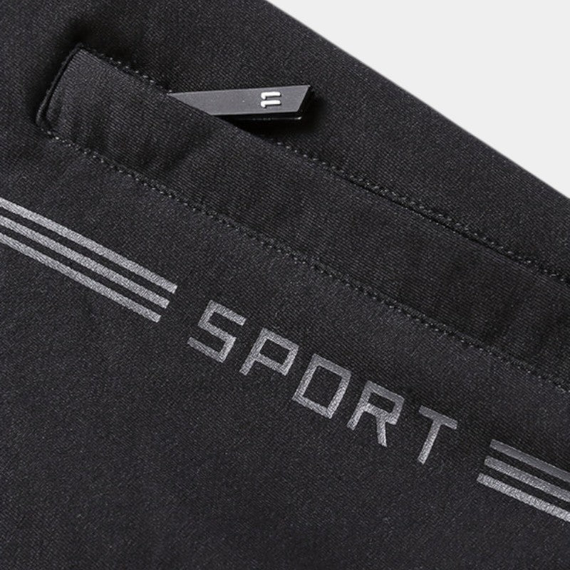 Elvean | Men’s Track Suit With Zip Front Jacket and Drawstring Trousers