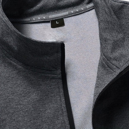 Elvean | Men’s Track Suit With Zip Front Jacket and Drawstring Trousers