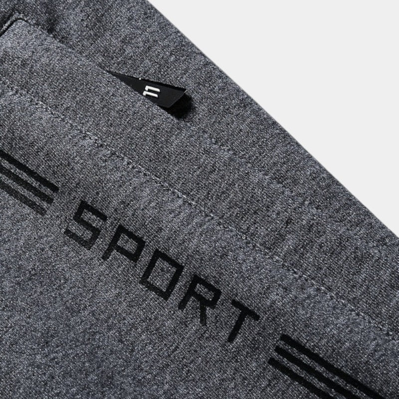 Elvean | Men’s Track Suit With Zip Front Jacket and Drawstring Trousers