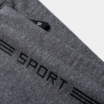 Elvean | Men’s Track Suit With Zip Front Jacket and Drawstring Trousers