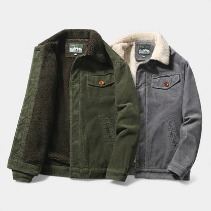 Men’s Corduroy Jacket With Lined Inner Layer