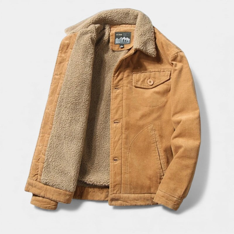 Men’s Corduroy Jacket With Lined Inner Layer