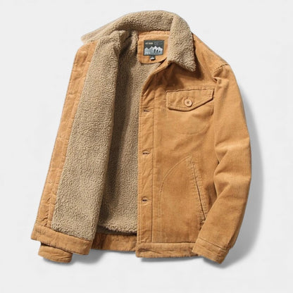 Men’s Corduroy Jacket With Lined Inner Layer