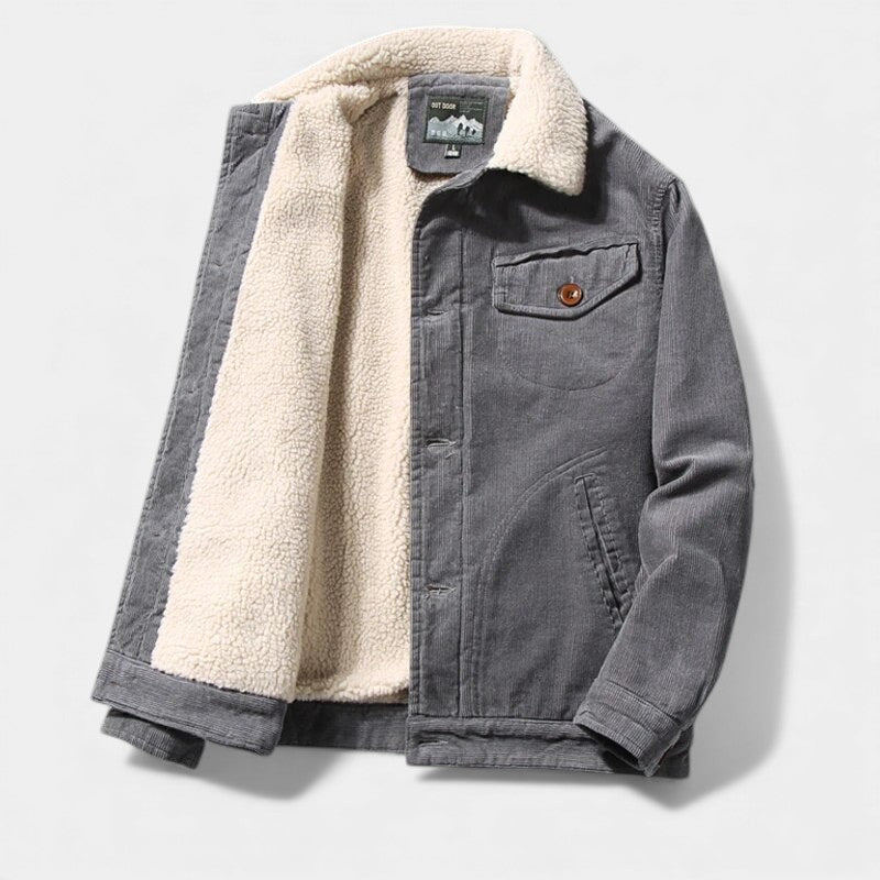 Men’s Corduroy Jacket With Lined Inner Layer