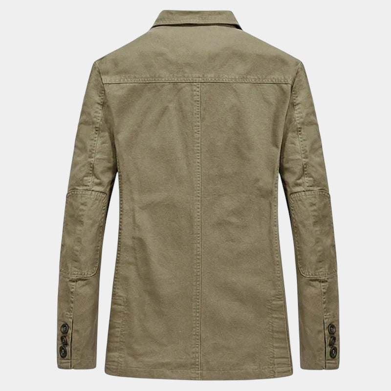 Men’s Cotton Blazer With Button Fastening