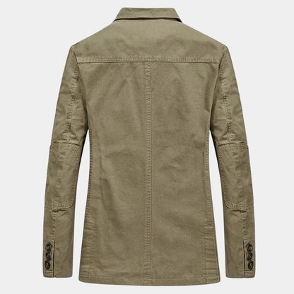 Men’s Cotton Blazer With Button Fastening