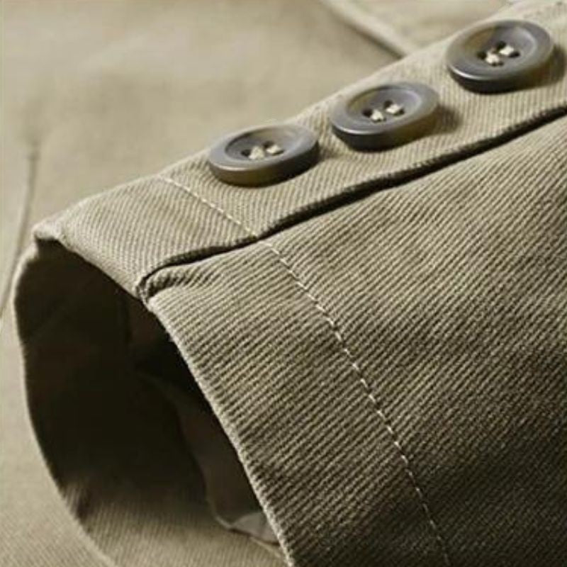 Men’s Cotton Blazer With Button Fastening