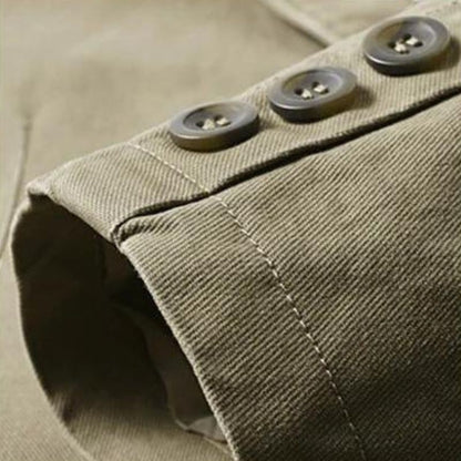 Men’s Cotton Blazer With Button Fastening