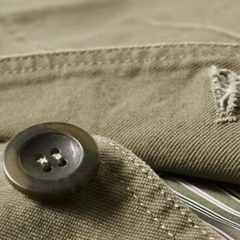 Men’s Cotton Blazer With Button Fastening