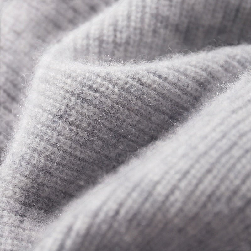 Men’s Knit Hoodie With Zip Front