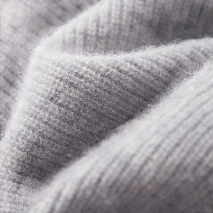 Men’s Knit Hoodie With Zip Front
