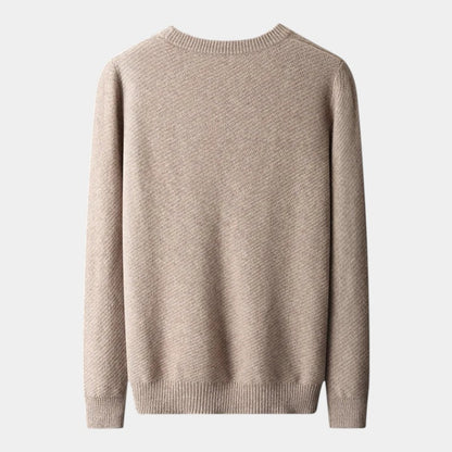 Men’s Knit Sweater With Crew Neck