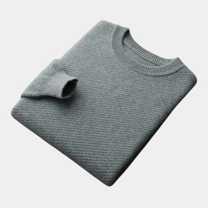 Men’s Knit Sweater With Crew Neck