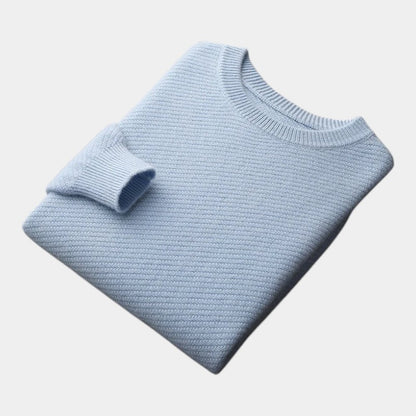 Men’s Knit Sweater With Crew Neck