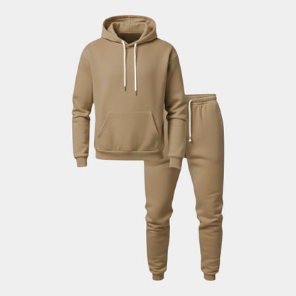 Men’s Knit Tracksuit With Hoodie and Joggers