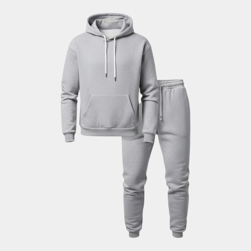 Men’s Knit Tracksuit With Hoodie and Joggers