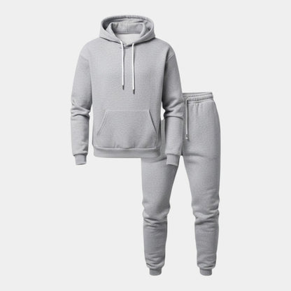 Men’s Knit Tracksuit With Hoodie and Joggers