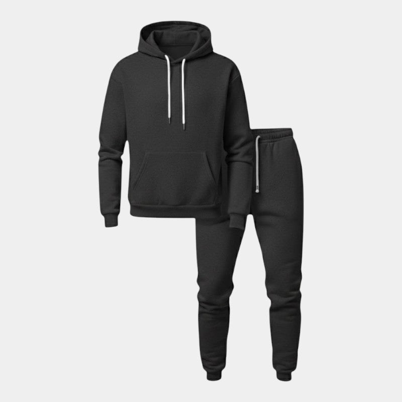 Men’s Knit Tracksuit With Hoodie and Joggers