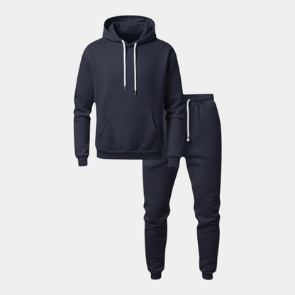Men’s Knit Tracksuit With Hoodie and Joggers