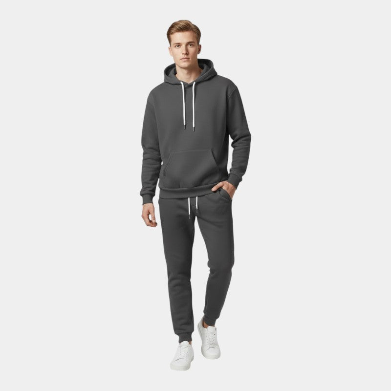 Men’s Knit Tracksuit With Hoodie and Joggers
