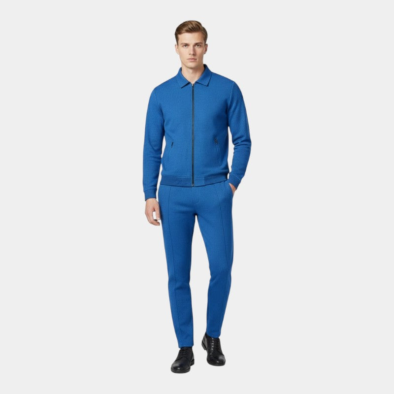 Men’s Knit Tracksuit With Zip Top and Joggers