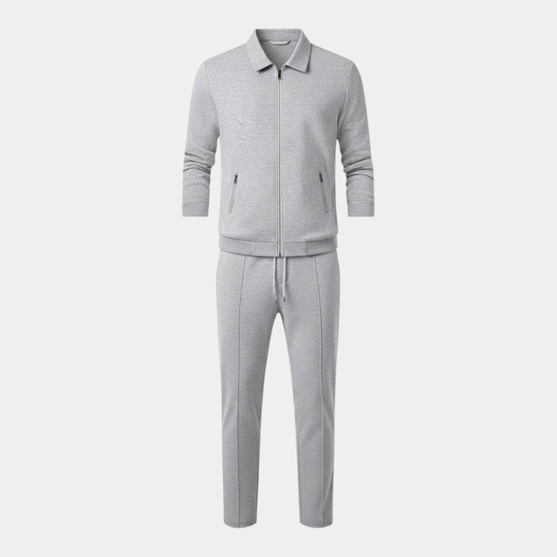 Men’s Knit Tracksuit With Zip Top and Joggers