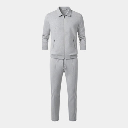 Men’s Knit Tracksuit With Zip Top and Joggers