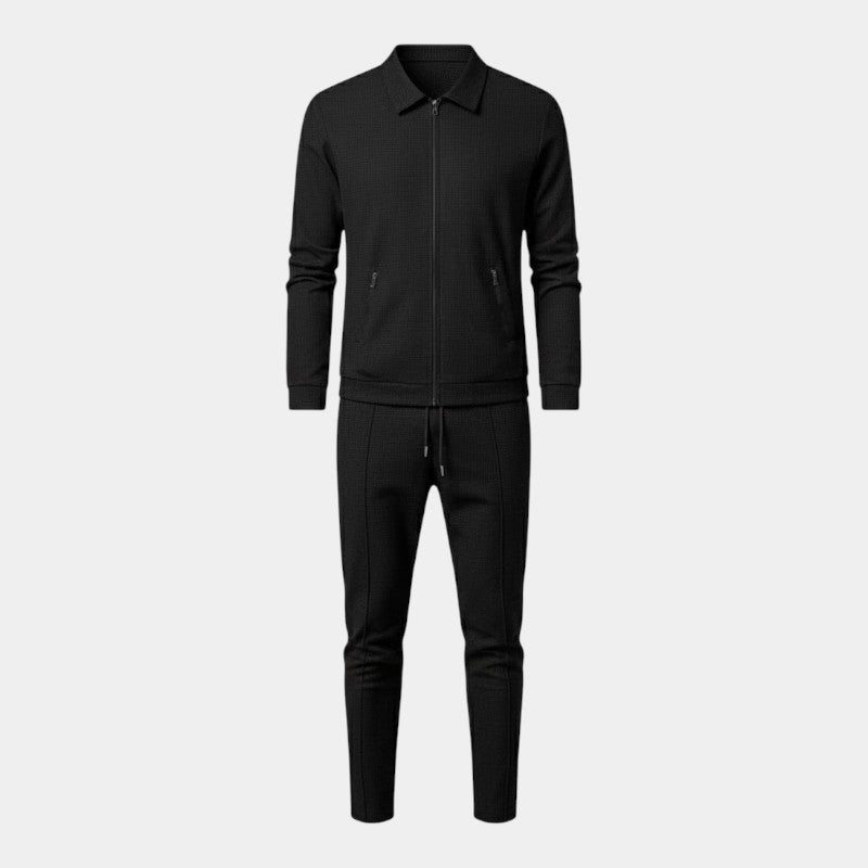 Men’s Knit Tracksuit With Zip Top and Joggers