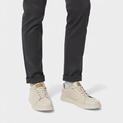 Men’s Lace Up Trainers With Low Profile Design