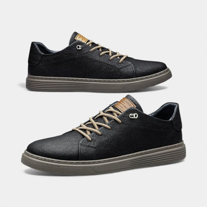 Men’s Lace Up Trainers With Low Profile Design
