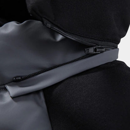 Men’s Padded Hooded Jacket With Zip Fastening