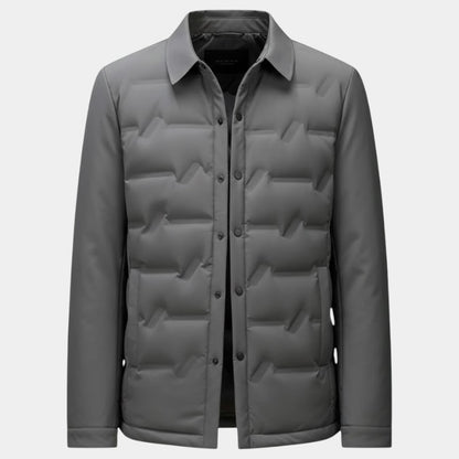 Men’s Padded Jacket With Button Fastening