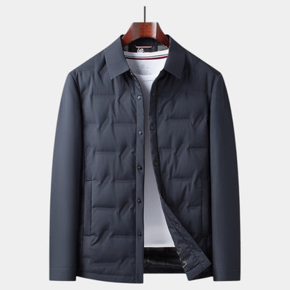 Men’s Padded Jacket With Button Fastening