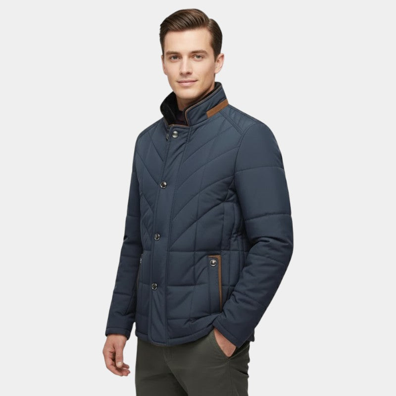 Men’s Padded Jacket With Zip Fastening