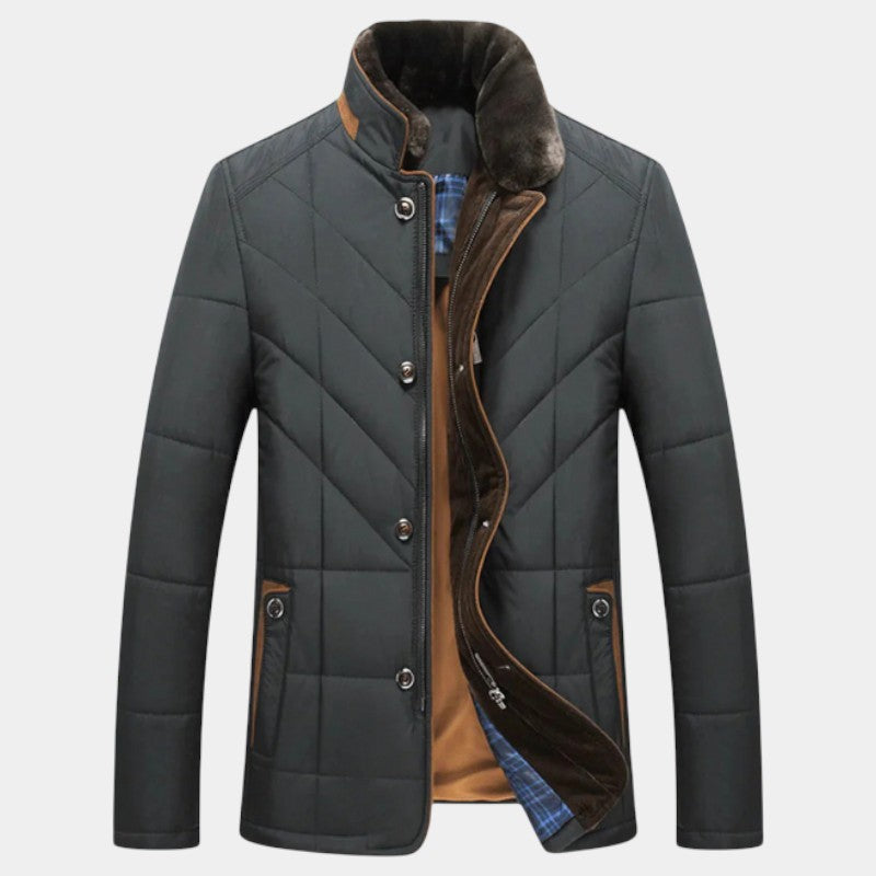 Men’s Padded Jacket With Zip Fastening